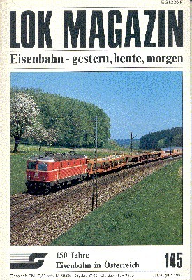 Lok Magazin, 145, Juli/August 1987. Eisenbahn gestern, heute, morgen.