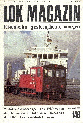 Lok Magazin, 149, März/April 1988. Eisenbahn gestern, heute, morgen.