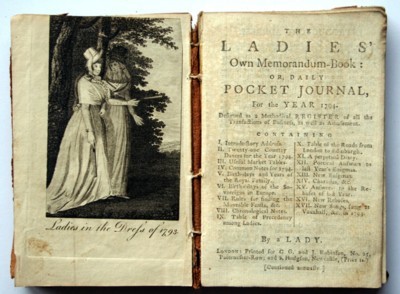 The Ladies own Memorandum-Book or Daily Pocket-Journal for the Year …