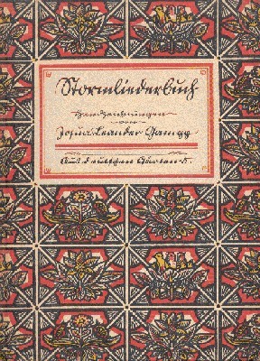 Stormliederbuch. Handzeichnungen von Joshua Leander Gampp.