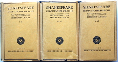 Shakespeare in deutscher Sprache. Herausgegeben - zum Teil neu übersetzt …