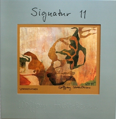 SIGNATUR. Zeit. Schrift. Bild. Objekt Nr. 11: Vorzeitliches.