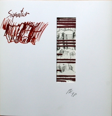 SIGNATUR. Zeit. Schrift. Bild. Objekt Nr. 29.