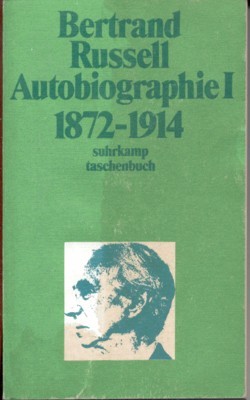 Autobiographie I: 1872-1914. Deutsch von Harry Kahn.