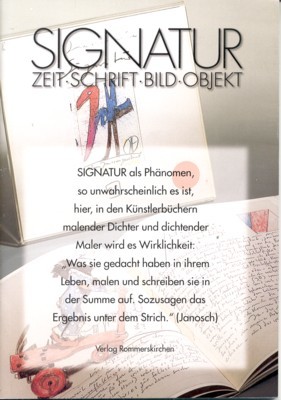 Signatur. Zeitschrift, Bild, Objekt. Katalog 1997.