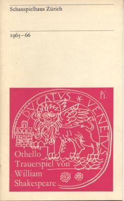 Othello. Trauerspiel von William Shakespreare. Programmheft.