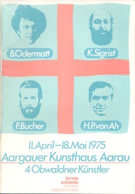 4 Obwaldner Künstler. B. Odermatt. K. Sigrist. F. Bucher. H. …