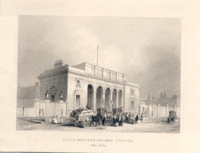 London: South Western Railway Station, Nine Elms.