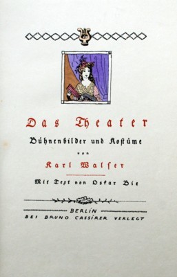 Das Theater. Bühnenbilder und Kostüme.