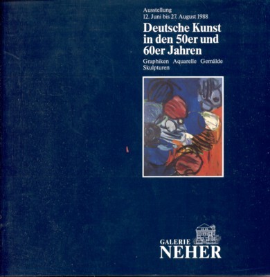 Deutsche Kunst in den 50er und 60er Jahren. Graphiken, Aquarelle, …