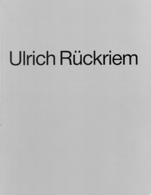 Ulrich Rückriem : Skulpturen - Zeichn. ; Westfäl. Landesmuseum für …