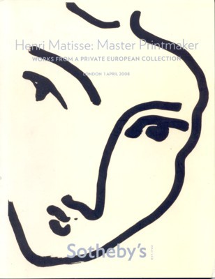 Henri Matisse: Master Printmaker. Works from a private european collection. …