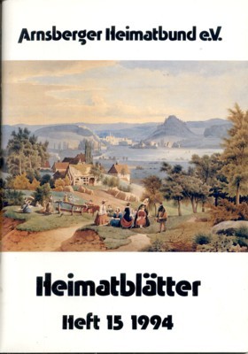 Heimatblätter. Zeitschrift des Arnsberger Heimatbundes.