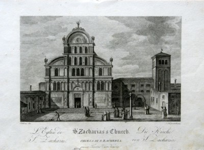 Vedute von Venedig: L`eglise de S. Zacharie. S. Zacharias`s Church. …