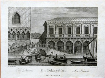 Vedute von Venedig: The Prisons. Die Gefängnisse. Les Prisons. Le …