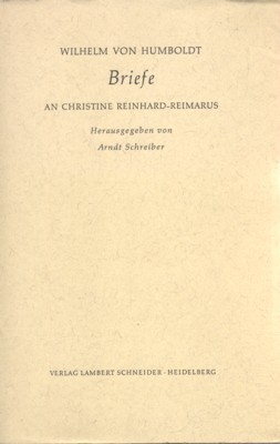 Briefe an Christine Reinhard-Reimarus. Herausgegeben von Arndt Schreiber. Der Göttinger …