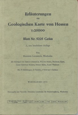 Erläuterungen zur Geologischen Karte von Hessen 1:25000, Blatt Nr. 5225 …