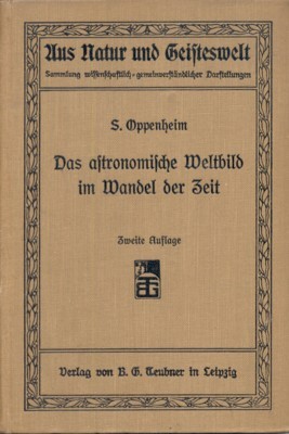 Das astronomische Weltbild im Wandel der Zeit. Aus Natur und …