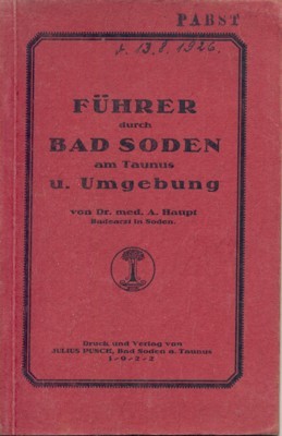 Führer durch Bad Soden am Taunus und Umgebung, mit 25 …