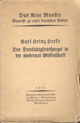 Der Dreifaltigkeitsspiegel in der modernen Wissenschaft. Das Neue Münster. Baurisse …