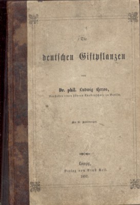 Die deutschen Giftpflanzen.