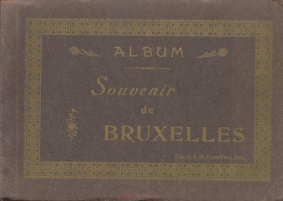 Album. Souvenir de Bruxelles. Andenken von Brüssel. 24 Photographien mit …