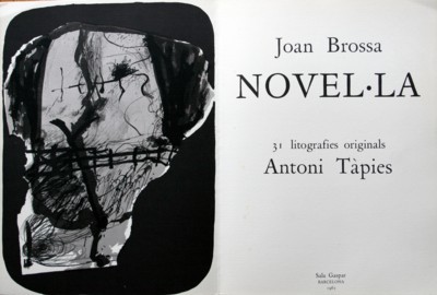 Novel-la. 31 litografies originals Antoni Tàpies.