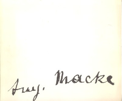 August Macke, 1887-1914. Aquarelle und Zeichnungen. [Ausstellungskatalog: Westfälisches Landesmuseum für …