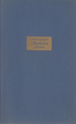 Barbara Allen. Historischer Roman.