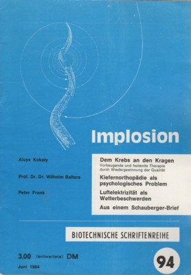 Implosion 94. Biotechnische Schritenreihe.