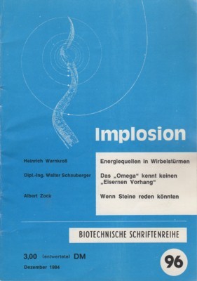 Implosion 96. Biotechnische Schritenreihe.