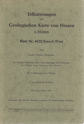 Erläuterungen zur Geologischen Karte von Hessen 1:25000, Blatt Nr. 4622 …
