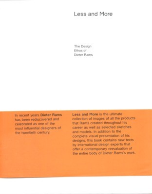 Less and more : the design ethos of Dieter Rams …