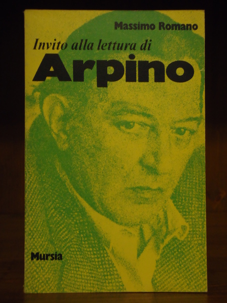 INVITO ALLA LETTURA DI ARPINO