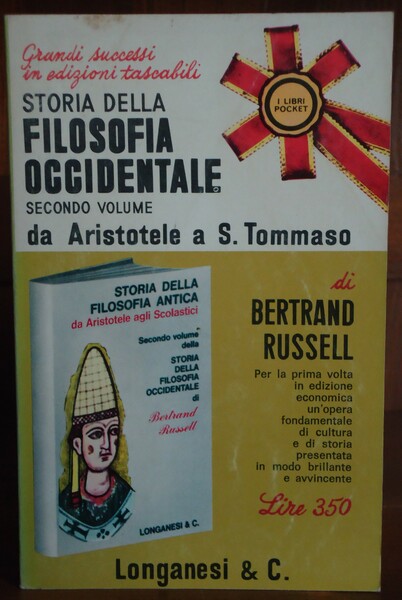 STORIA DELLA FILOSOFIA OCCIDENTALE 2 DA ARISTOTELE A S. TOMMASO