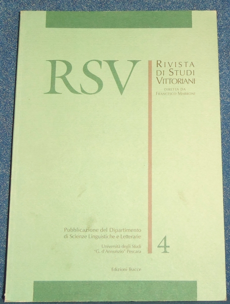 RSV. Rivista di studi vittoriani. Vol. 4