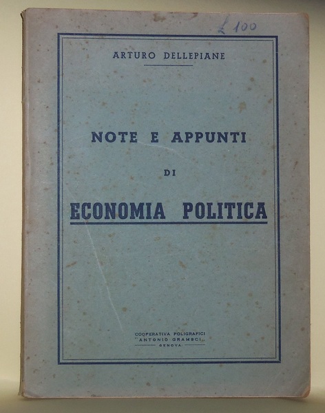 Note e appunti di economia politica