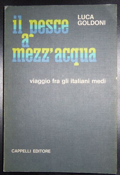 Il pesce a mezz' acqua Viaggio tra gli italiani medi.