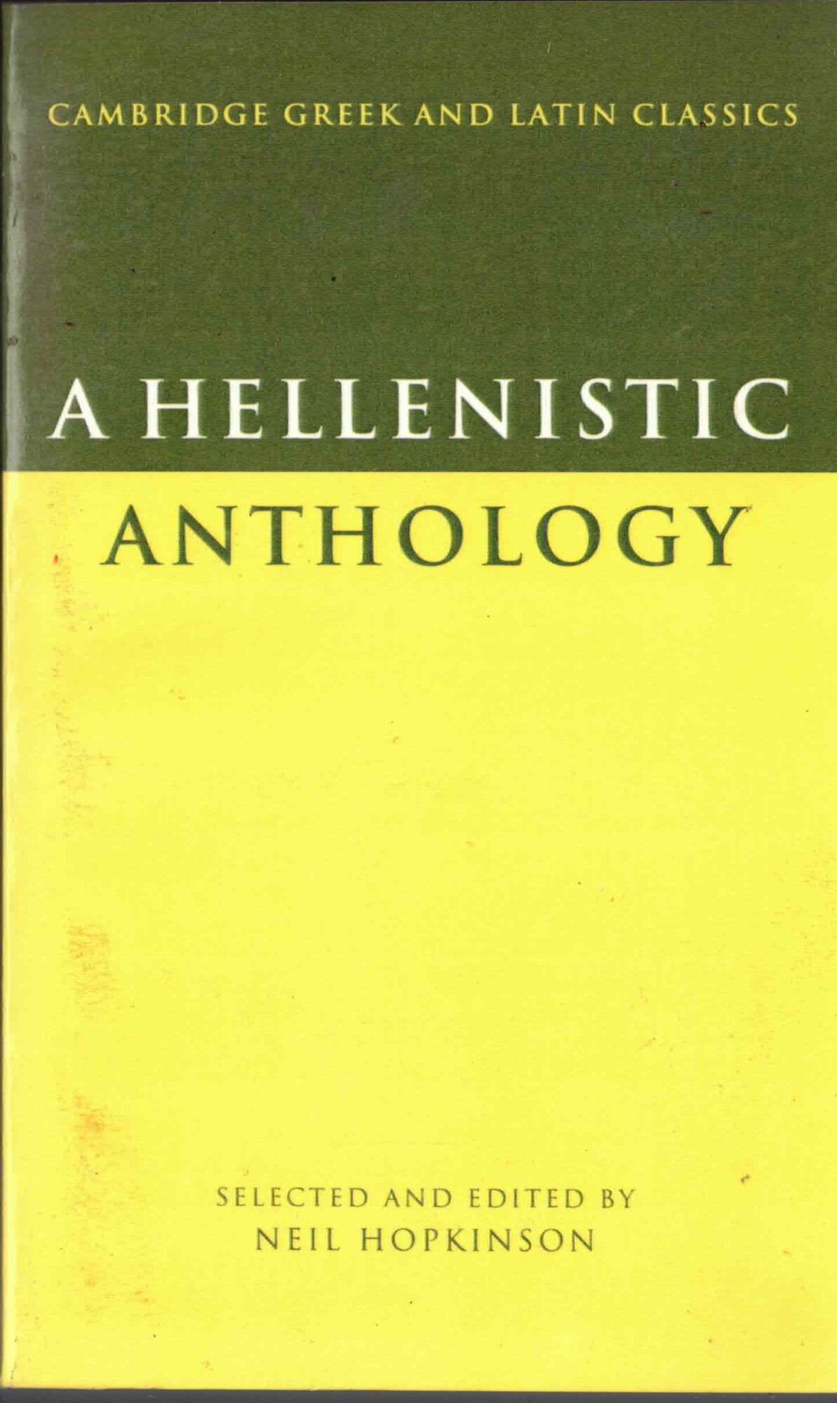 A Hellenistic Anthology