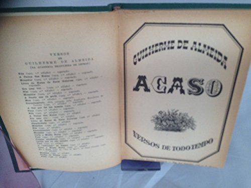 acaso versos de toto tempo