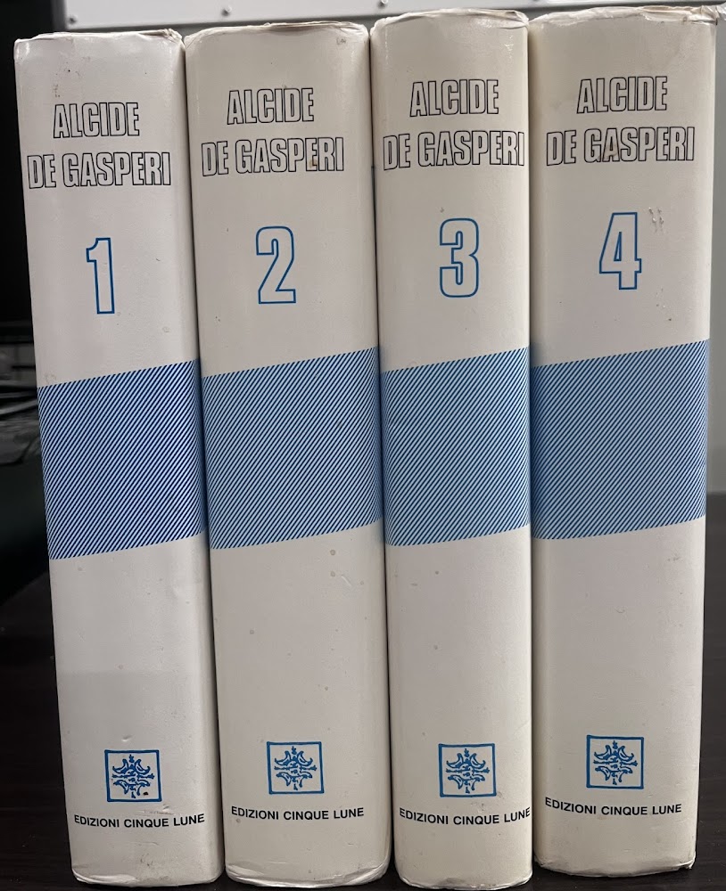 ALCIDE DE GASPERI 4 VOLUMI