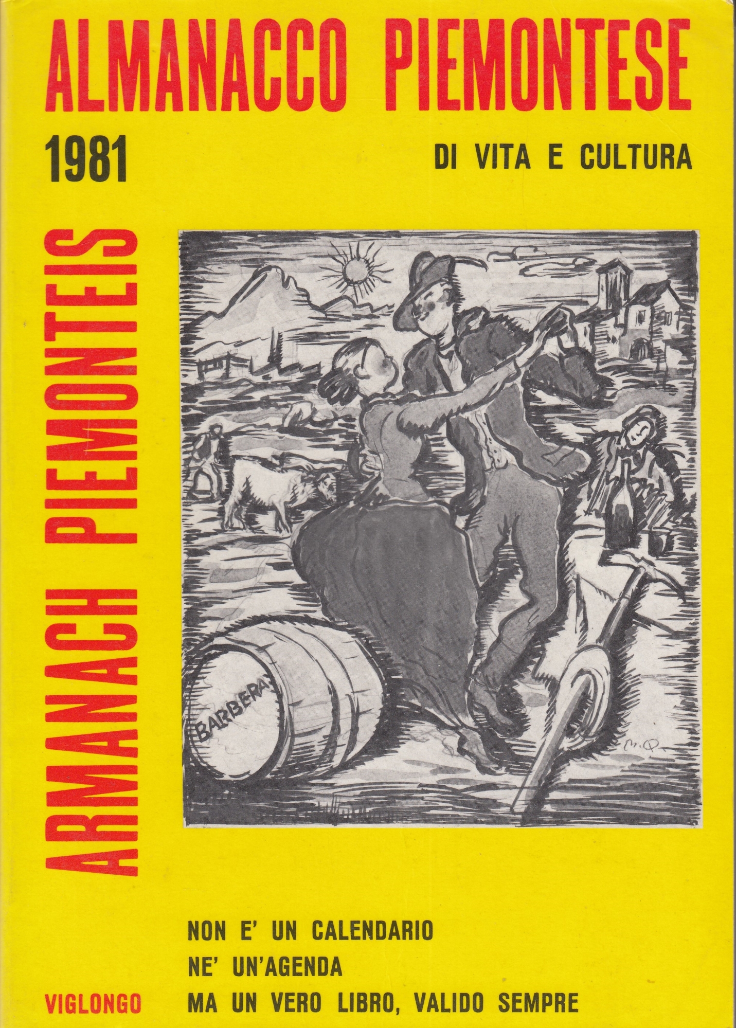 Almanacco Piemontese Armanach Piemonteis 1981