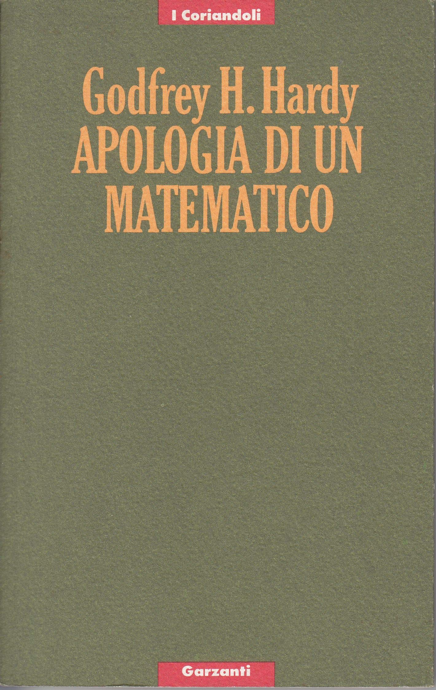 Apologia di un matematico