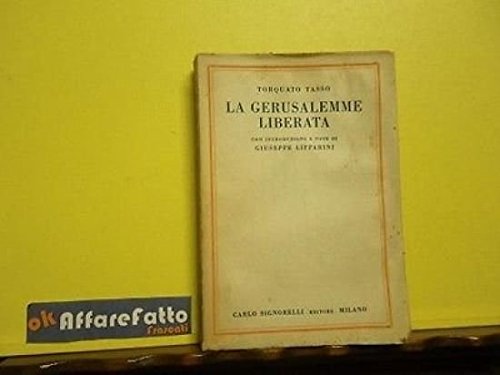 ART 4.913 LIBRO LA GERUSALEMME LIBERATA DI TORQUATO TASSO 1946