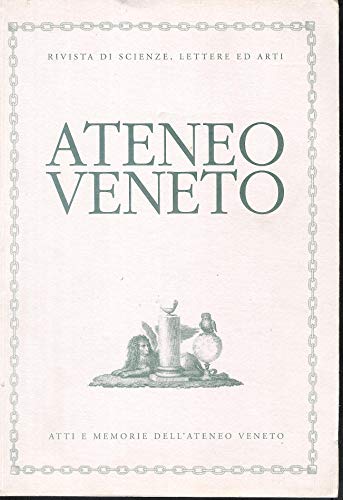 Ateneo Veneto ( rivista di scienze , lettere ed arti …