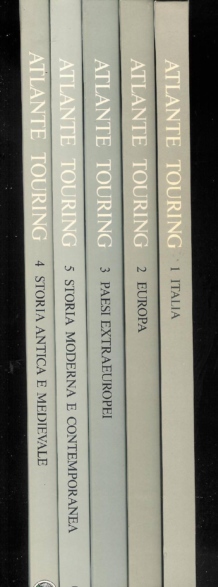 Atlante Enciclopedico Touring Volumi 1,2,3,4,5 ( opera copmpleta )