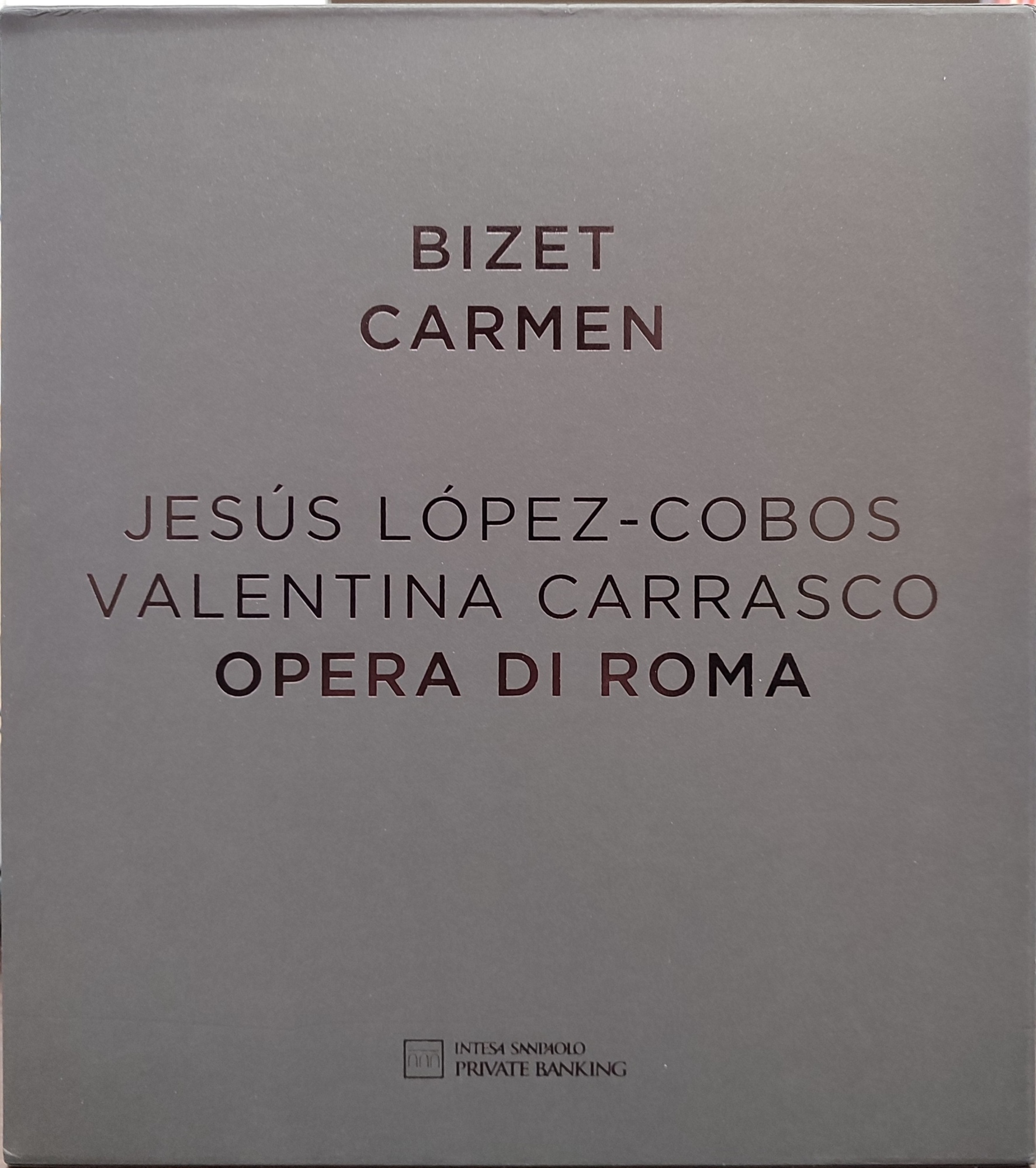 Bizet Carmen. Include 2 dvd