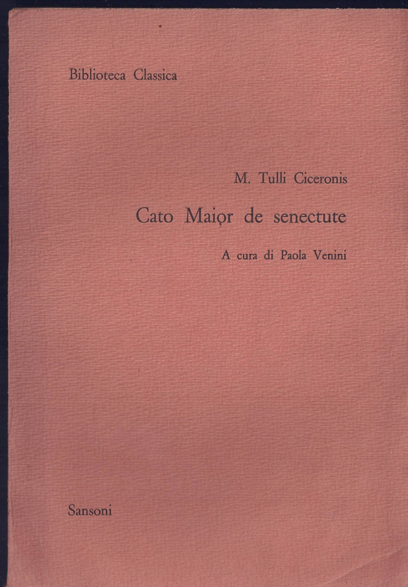 Cato Maior de senectute