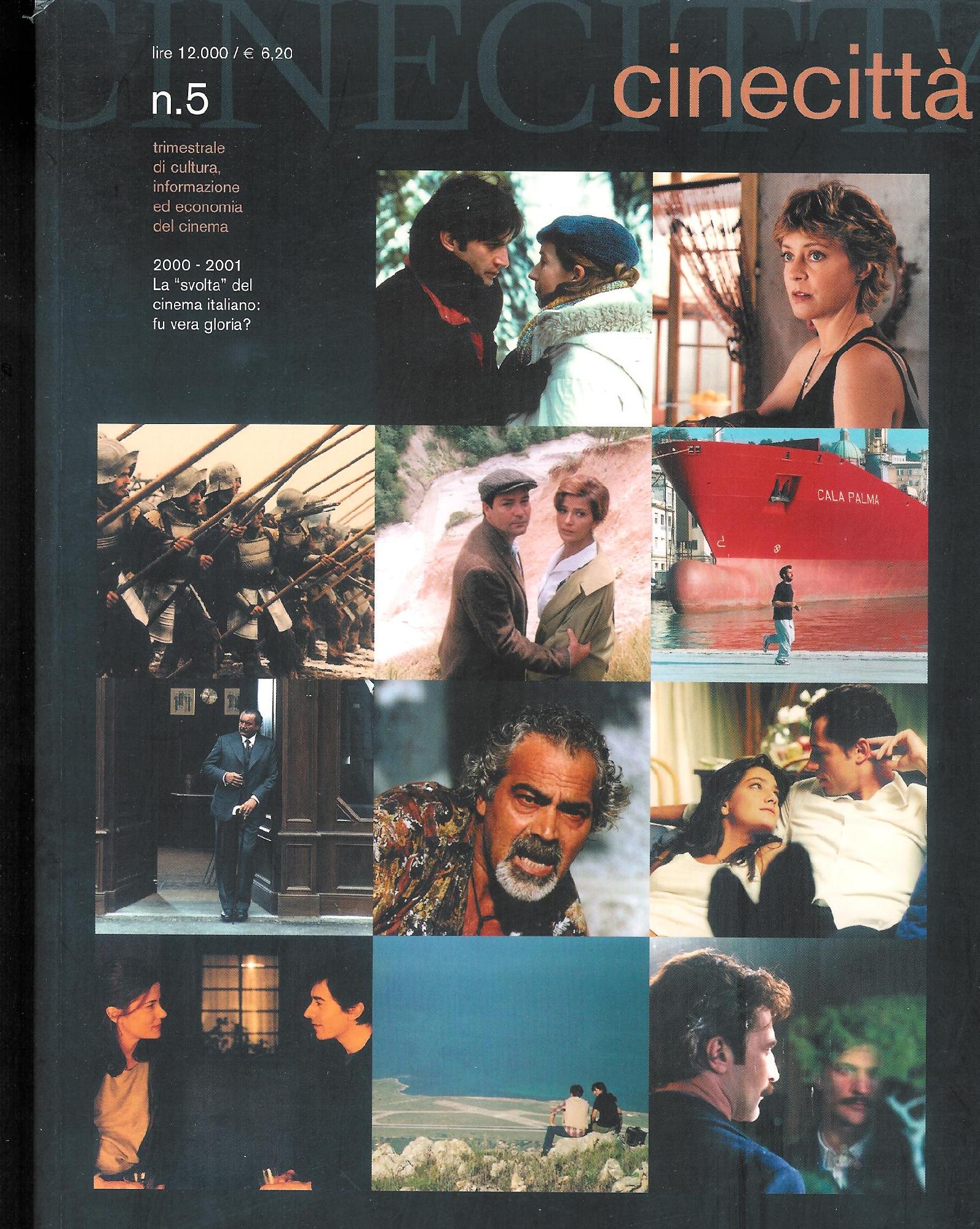 Cinecittà N. 5 - Anno 2001 - trimestrale di cultura …
