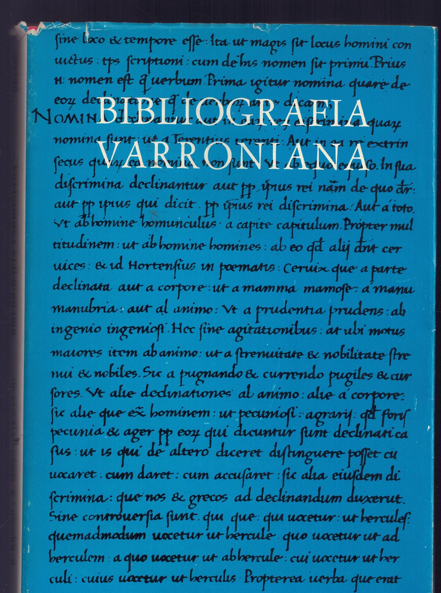 CLASSICI LATINI - BIBLIOGRAFIA VARRONIANA 1974
